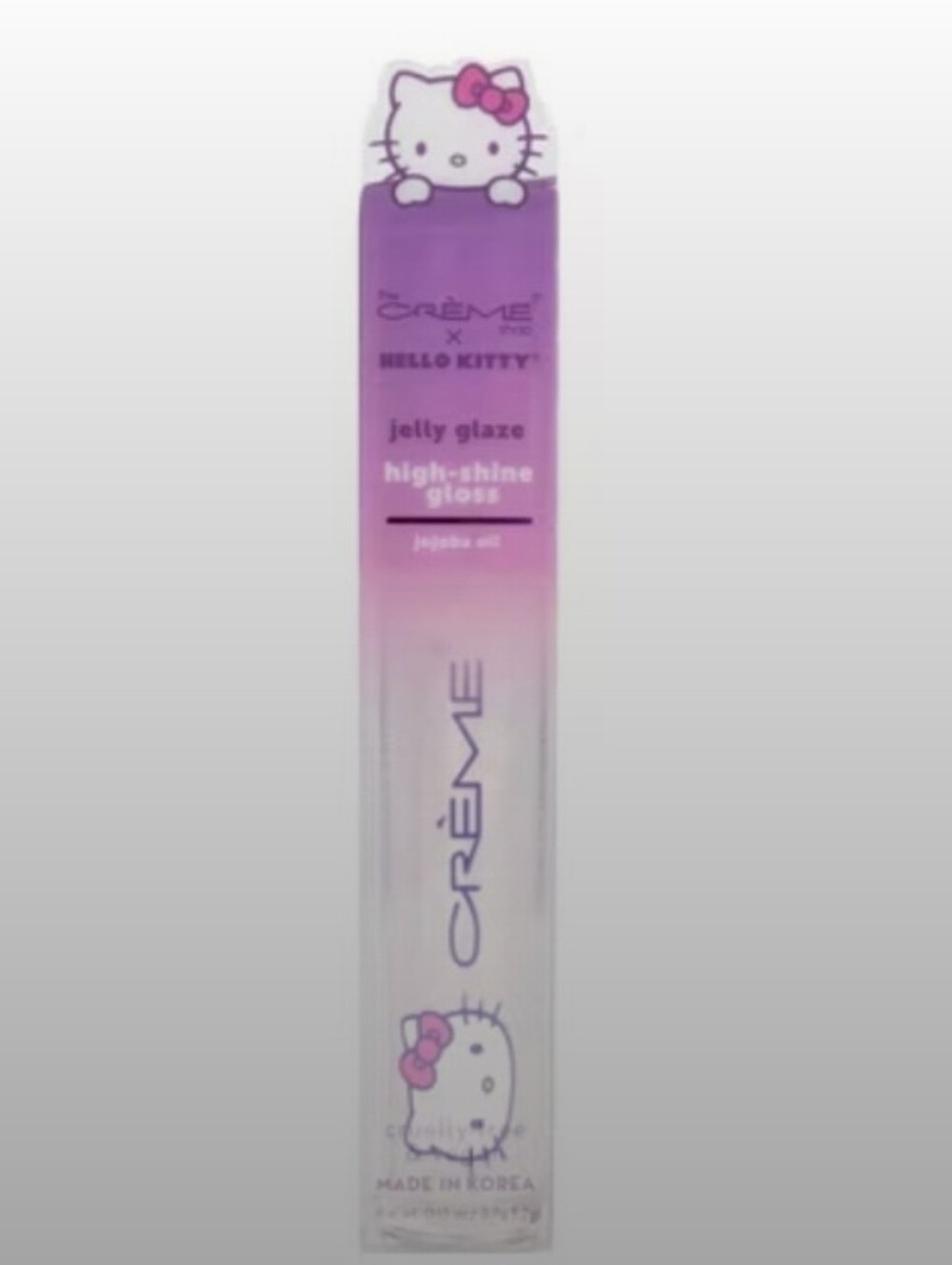 The Crème Shop Hello Kitty Jelly Glaze High-Shine Gloss - Kawaii Kitty (Clear)